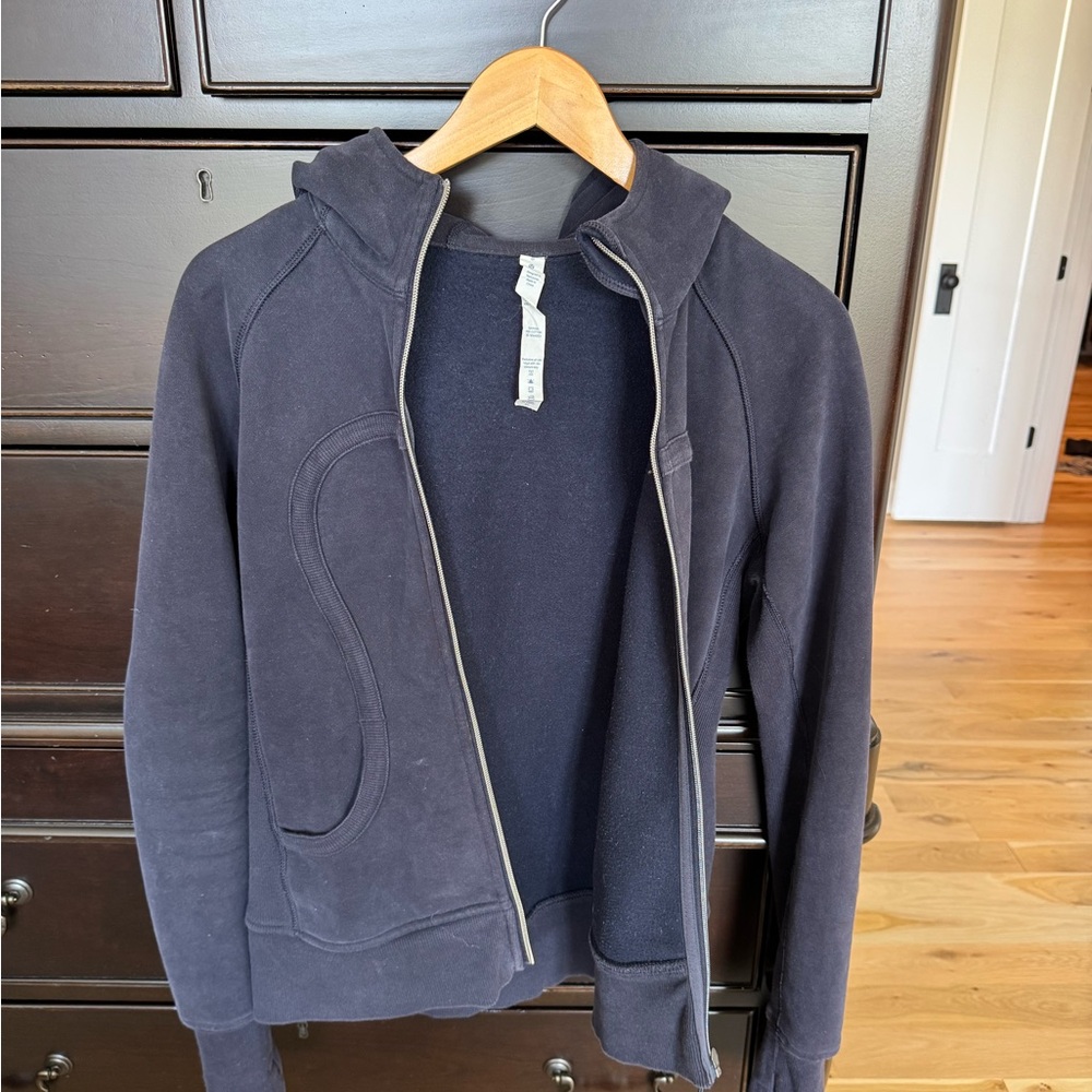 Lululemon navy blue Zip-Up Hoodie